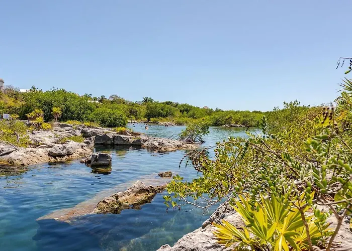 Pousada Con Piscina Y Acceso A Laguna Yalku, Akumal